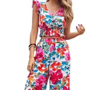 Floral two piece